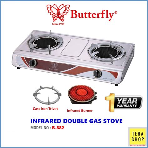 butterfly b 882 infrared gas stove